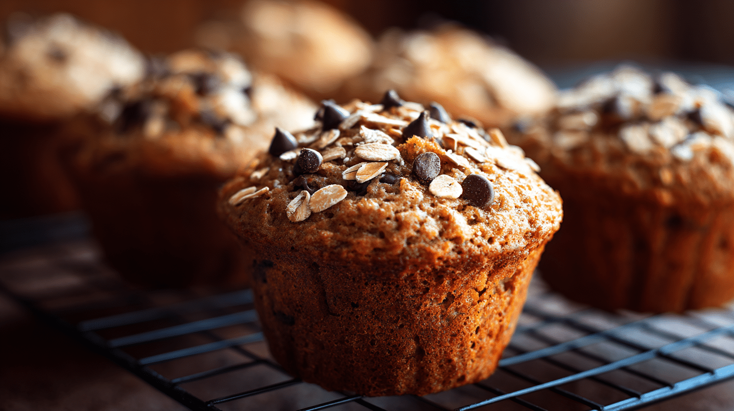 Transform Ripe Bananas: Delicious & Moist Oatmeal Muffins